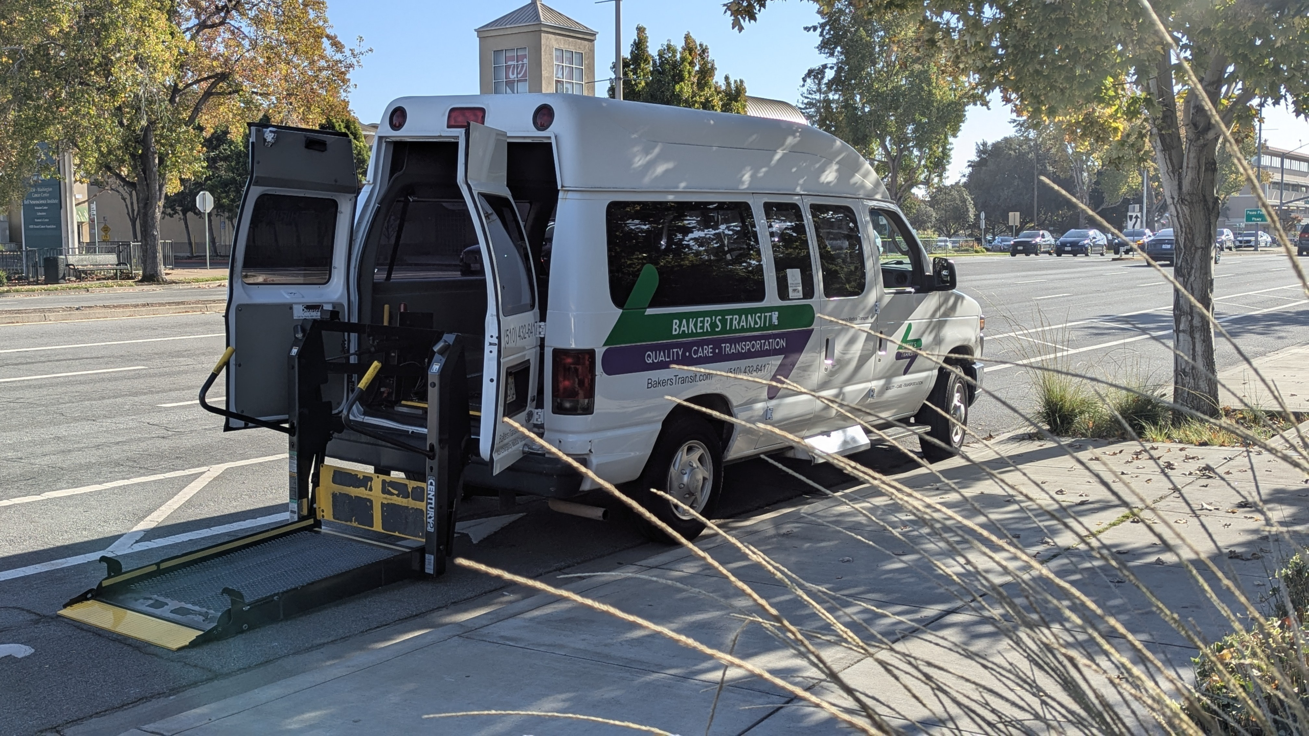 Baker's Transit Accessible Van Service in Albany, CA